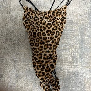 Cheetah print bodysuit